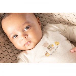 longsleeve-honey bear offwhite melang