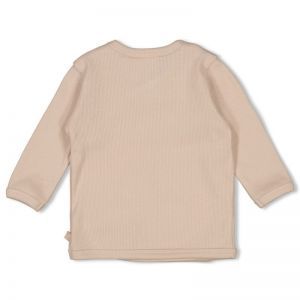 overslagshirt rib-honey bear zand