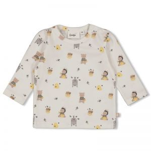 longsleeve-honey bear offwhite
