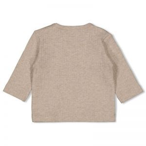 longsleeve rib-elephant taupe melange