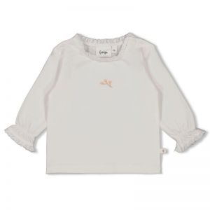longsleeve-delicate flower offwhite