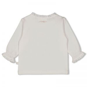 longsleeve-delicate flower offwhite
