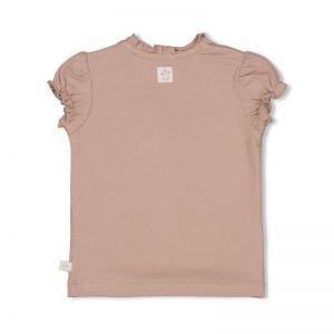 t-shirt-delicate flower taupe