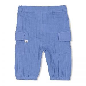 broek mousseline-sssiesta blauw