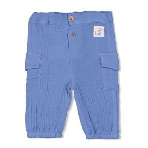 broek mousseline-sssiesta blauw