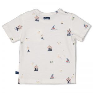 t-shirt-seaside happiness offwhite