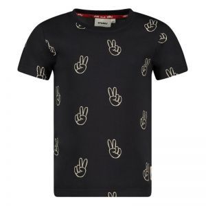 t-shirt-run the day antraciet
