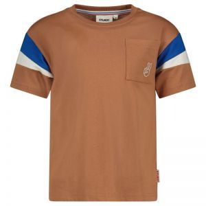 t-shirt oversized-run the day hazelnoot