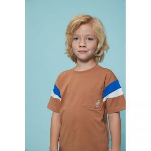 t-shirt oversized-run the day hazelnoot
