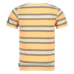 t-shirt streep-lagoon legends neon oranje