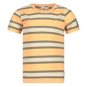t-shirt streep-lagoon legends neon oranje