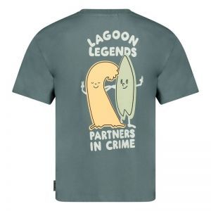 t-shirt oversized-lagoonlegend petrol
