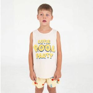 tank top-lotie pool party off white