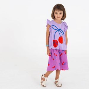 ruffle tee-lotie cherries mauve
