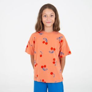 wide fit shirt-cherries allove papaya