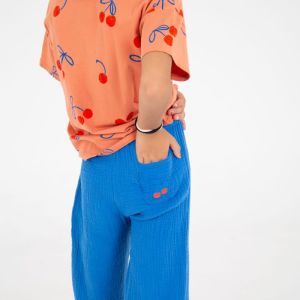 wide fit shirt-cherries allove papaya