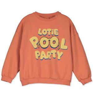 sweatshirt-lotie pool party papaya