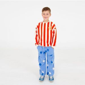 sweatshirt-lotie pool party red stripes/off