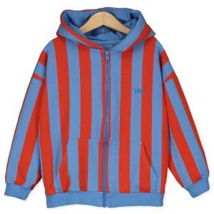 jacket sweatshirt-lotie  red stripes/baj