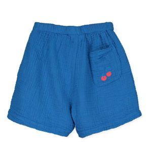 woven linen bermuda-cherries royal blue