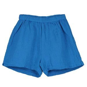 woven linen bermuda-cherries royal blue