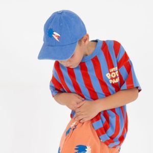 cotton cap-lucky star blue
