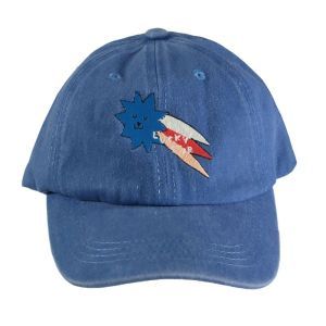 cotton cap-lucky star blue