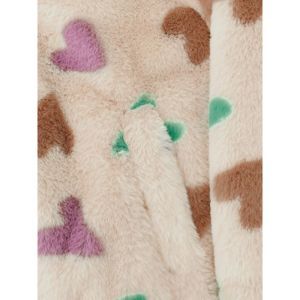 teddy jacket hearts sandshell 