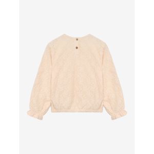 t-shirt longsleeve lace mother of pearl