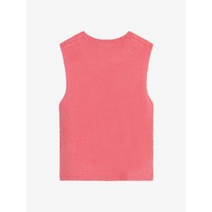 knitted vest desert rose