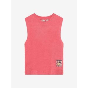 knitted vest desert rose