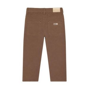 straight fit washed almond brown