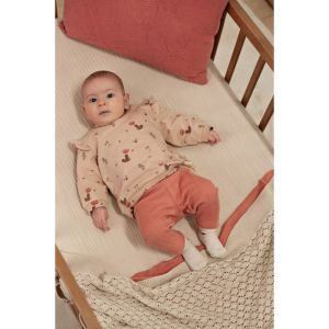 pointelle rib-forest garden roze