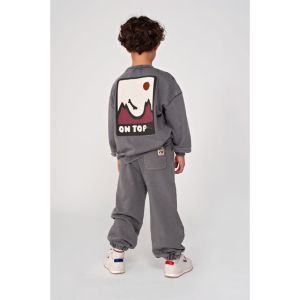 met backprint oversized-mounta grijs