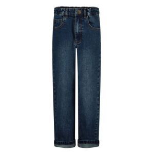 loose fit jeans-winte denim blue denim