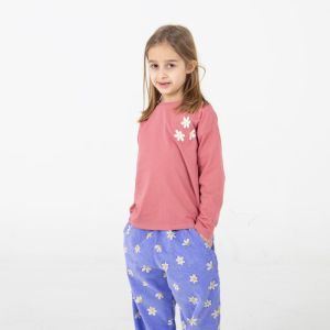 daisies embroidery pink lemonade