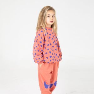 hearts allover coral