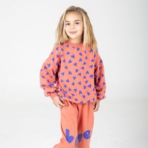 hearts allover coral