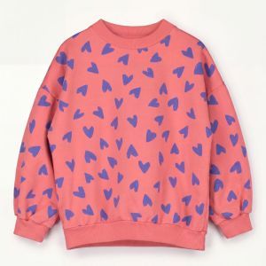 hearts allover coral