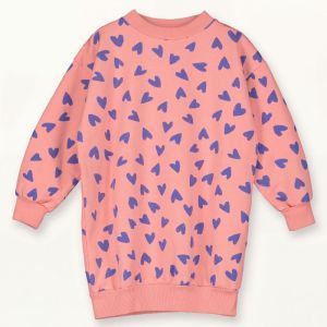 hearts all over peach rose