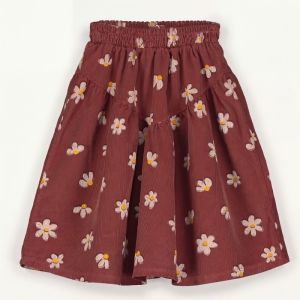 daisies all over washed brown
