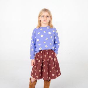 daisies all over washed brown