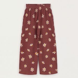 daisies all over washed brown