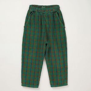 plaid all over green