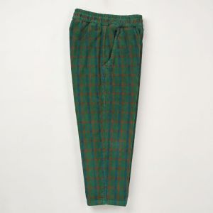 plaid all over green