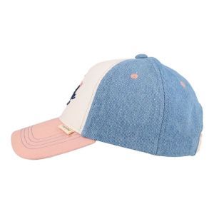 kids girl cap lovely smile blue fog