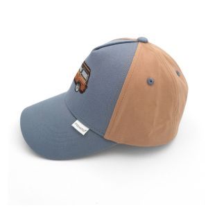 kids boy-cap caming bus blue/braun